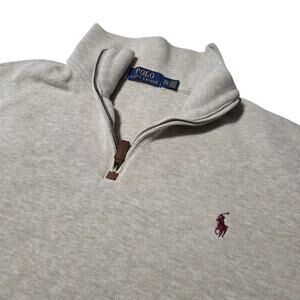 Polo Ralph Lauren Men’s 1/2 Zip Pull Over Sweater Size 2XL